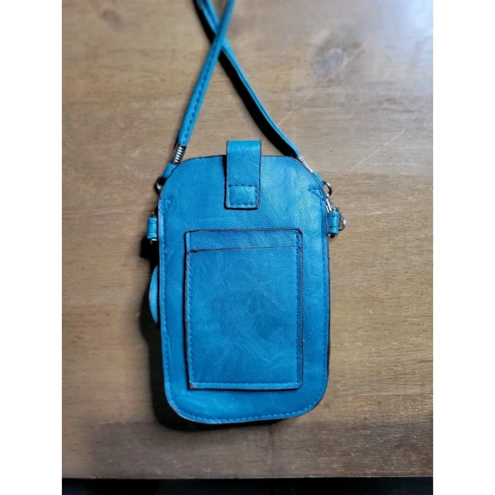 3D Rose Floral Phone Crossbody Bag Tech Pouch with Card Slot‎